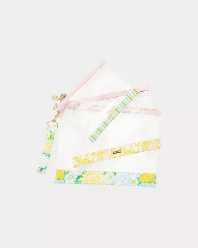 Lilly Pulitzer Carryall Trio Pouch Set
