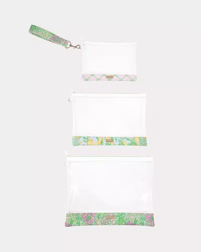 Lilly Pulitzer Carryall Trio Pouch Set In Multi