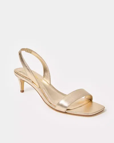 Lilly Pulitzer Cary Sandal In Gold Metallic