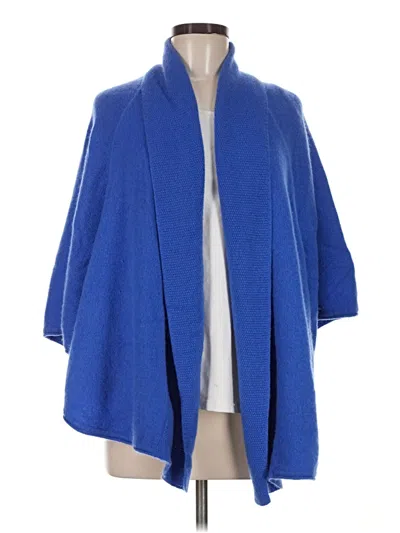 Pre-owned Lilly Pulitzer Cashmere Cardigan Sweater In Blue