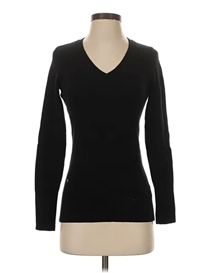 Pre-owned Lilly Pulitzer Cashmere Pullover Sweater In Black