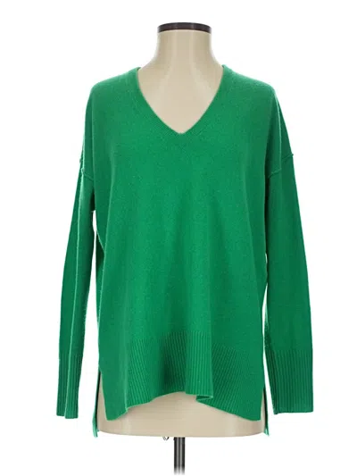 Pre-owned Lilly Pulitzer Cashmere Pullover Sweater In Green