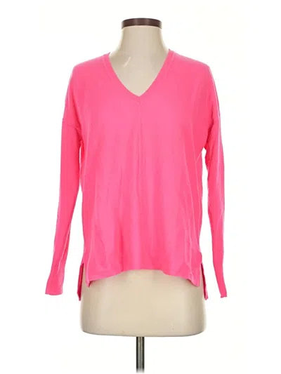 Pre-owned Lilly Pulitzer Cashmere Pullover Sweater In Pink