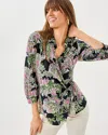 Lilly Pulitzer Casia Wrap Tunic In Black