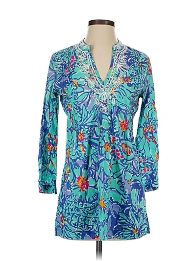 Pre-owned Lilly Pulitzer Casual Dress In Blue