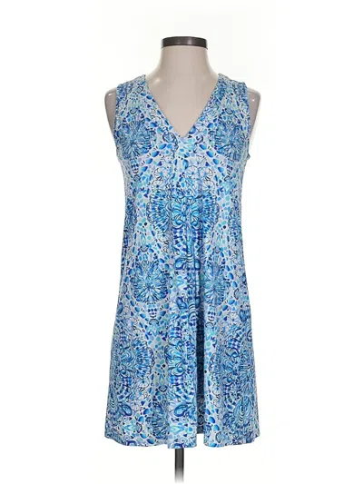 Pre-owned Lilly Pulitzer Casual Dress In Blue