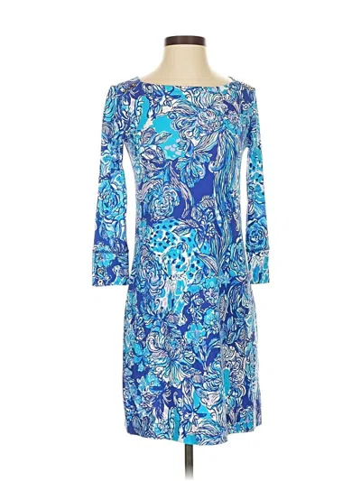 Pre-owned Lilly Pulitzer Casual Dress In Blue