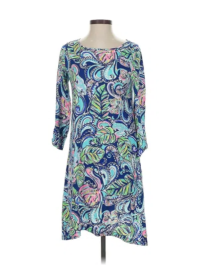 Pre-owned Lilly Pulitzer Casual Dress In Blue