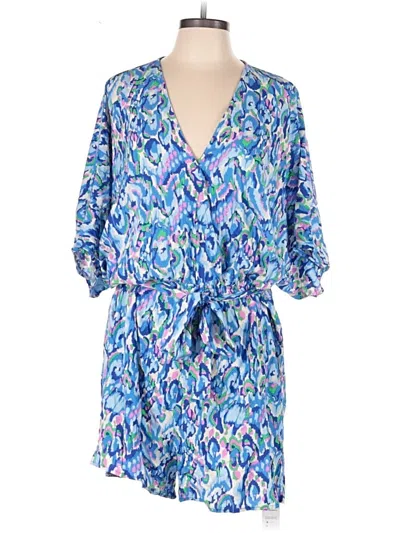 Pre-owned Lilly Pulitzer Casual Dress In Blue