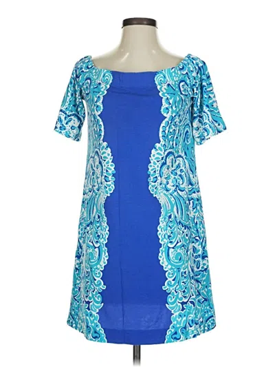 Pre-owned Lilly Pulitzer Casual Dress In Blue