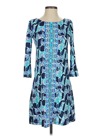 Pre-owned Lilly Pulitzer Casual Dress In Blue