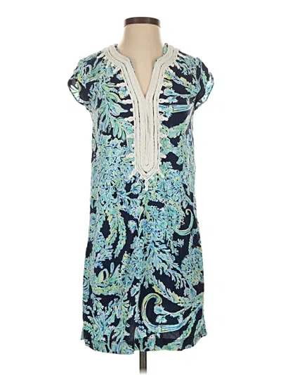 Pre-owned Lilly Pulitzer Casual Dress In Blue