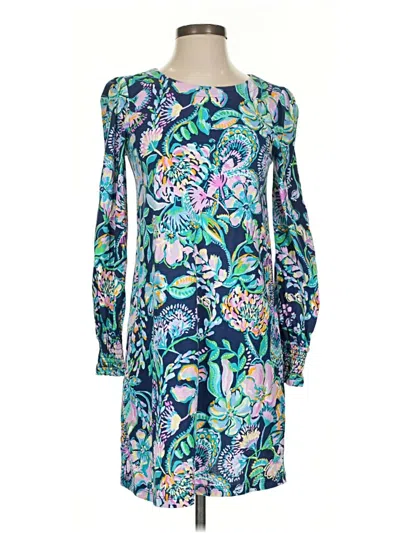 Pre-owned Lilly Pulitzer Casual Dress In Blue