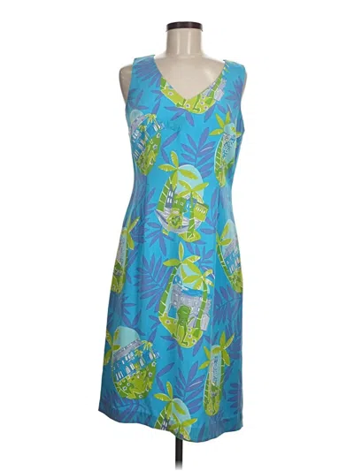 Pre-owned Lilly Pulitzer Casual Dress In Blue