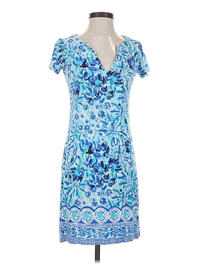 Pre-owned Lilly Pulitzer Casual Dress In Blue
