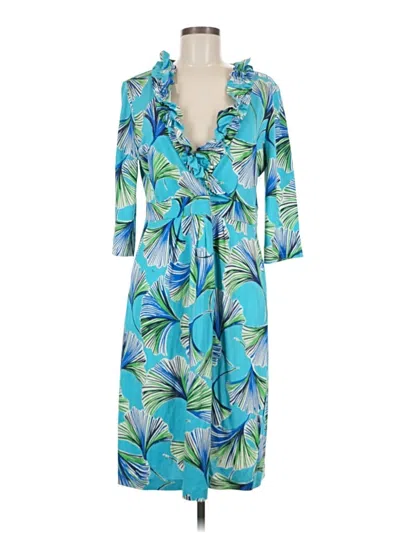 Pre-owned Lilly Pulitzer Casual Dress In Blue