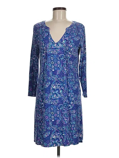 Pre-owned Lilly Pulitzer Casual Dress In Blue