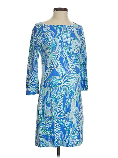 Pre-owned Lilly Pulitzer Casual Dress In Blue
