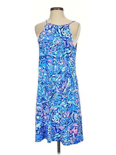 Pre-owned Lilly Pulitzer Casual Dress In Blue