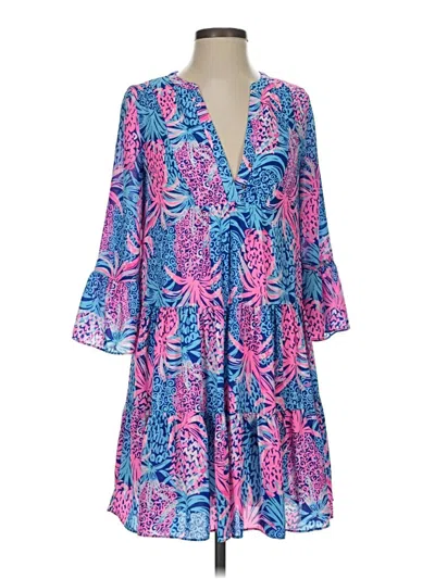 Pre-owned Lilly Pulitzer Casual Dress In Blue