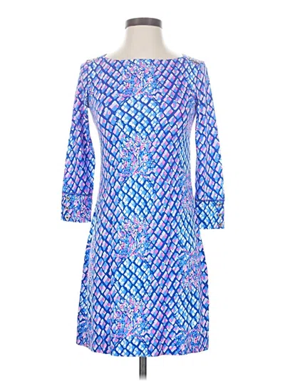 Pre-owned Lilly Pulitzer Casual Dress In Blue
