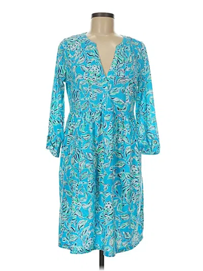 Pre-owned Lilly Pulitzer Casual Dress In Blue