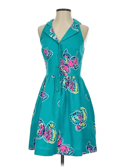 Pre-owned Lilly Pulitzer Casual Dress In Blue