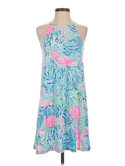 Pre-owned Lilly Pulitzer Casual Dress In Blue