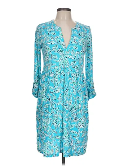 Pre-owned Lilly Pulitzer Casual Dress In Blue