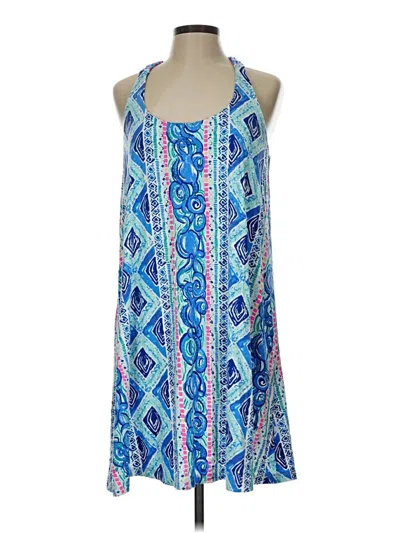Pre-owned Lilly Pulitzer Casual Dress In Blue