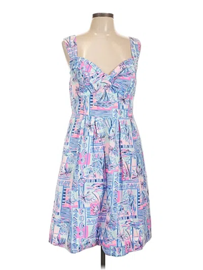 Pre-owned Lilly Pulitzer Casual Dress In Blue