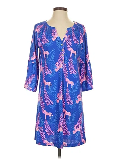 Pre-owned Lilly Pulitzer Casual Dress In Blue