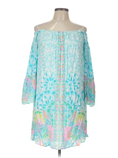 Pre-owned Lilly Pulitzer Casual Dress In Blue