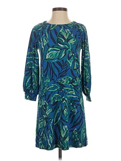 Pre-owned Lilly Pulitzer Casual Dress In Blue