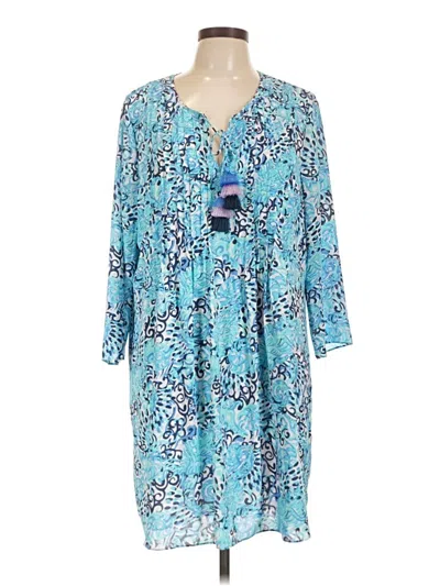 Pre-owned Lilly Pulitzer Casual Dress In Blue