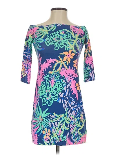 Pre-owned Lilly Pulitzer Casual Dress In Blue