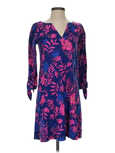 Pre-owned Lilly Pulitzer Casual Dress In Blue