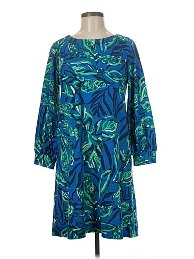 Pre-owned Lilly Pulitzer Casual Dress In Blue