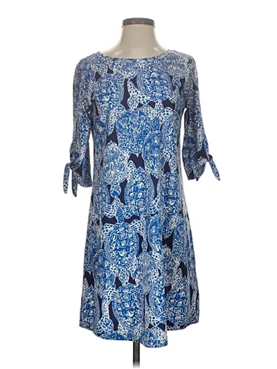 Pre-owned Lilly Pulitzer Casual Dress In Blue