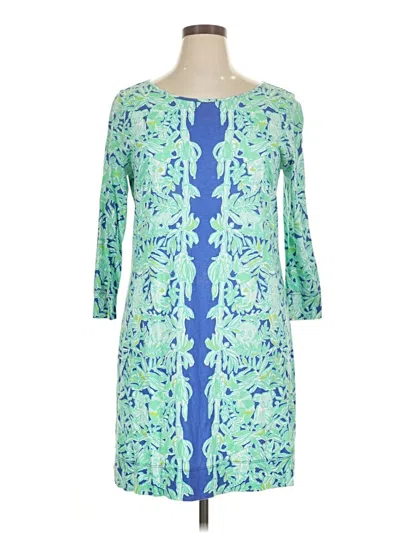 Pre-owned Lilly Pulitzer Casual Dress In Blue
