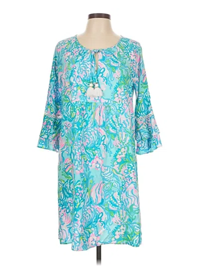 Pre-owned Lilly Pulitzer Casual Dress In Blue
