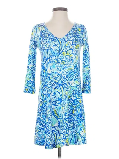 Pre-owned Lilly Pulitzer Casual Dress In Blue