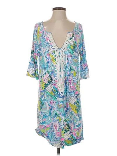 Pre-owned Lilly Pulitzer Casual Dress In Blue