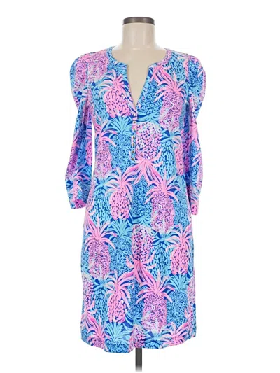 Pre-owned Lilly Pulitzer Casual Dress In Blue