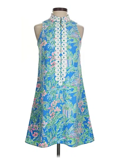 Pre-owned Lilly Pulitzer Casual Dress In Blue