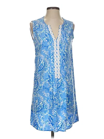 Pre-owned Lilly Pulitzer Casual Dress In Blue