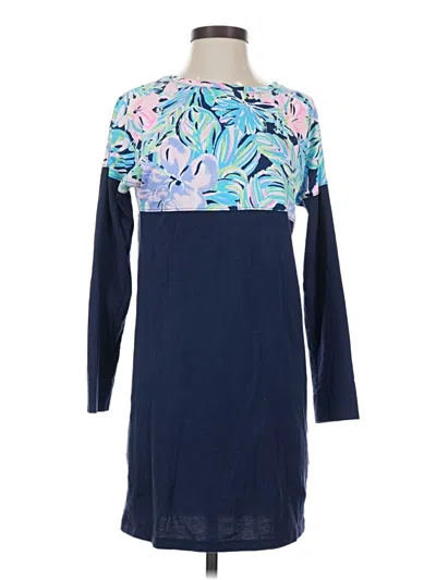 Pre-owned Lilly Pulitzer Casual Dress In Blue