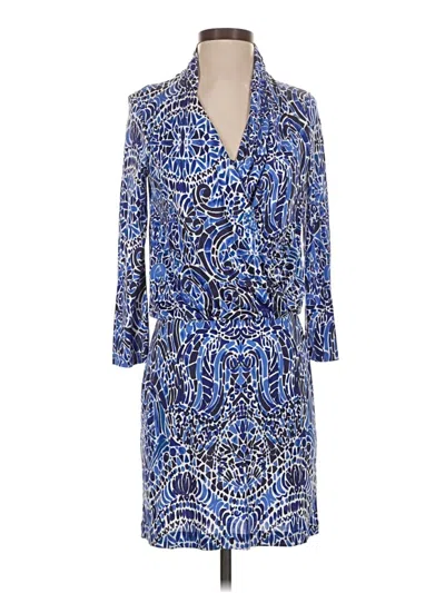 Pre-owned Lilly Pulitzer Casual Dress In Blue