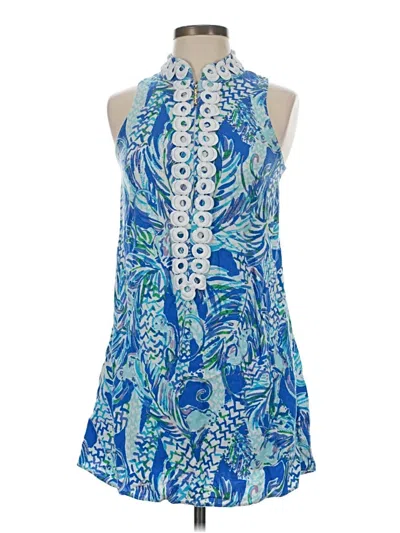 Pre-owned Lilly Pulitzer Casual Dress In Blue