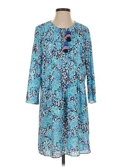 Pre-owned Lilly Pulitzer Casual Dress In Blue